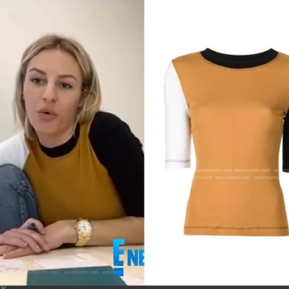 Rosetta Getty Color Block Tee - Picture 3 of 10